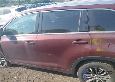 2018 Toyota Highlander Xle from USA, damaged, VIN 5TDJZRFH8JS845804
